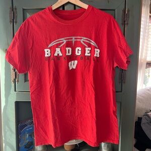 Wisconsin Badgers Basketball Tee
